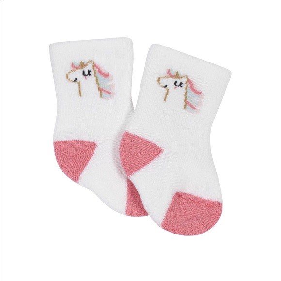 NEW* Gerber Organic Cotton Pink Socks & Mittens Bundle - Picture 6 of 10